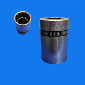 Vintage Indestro Super 1/2in Socket 21mm Made in the USA